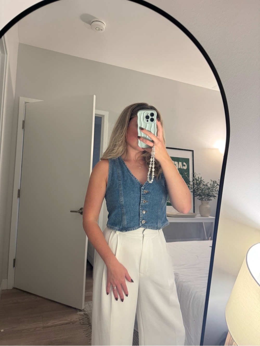 Blue Denim Waistcoat